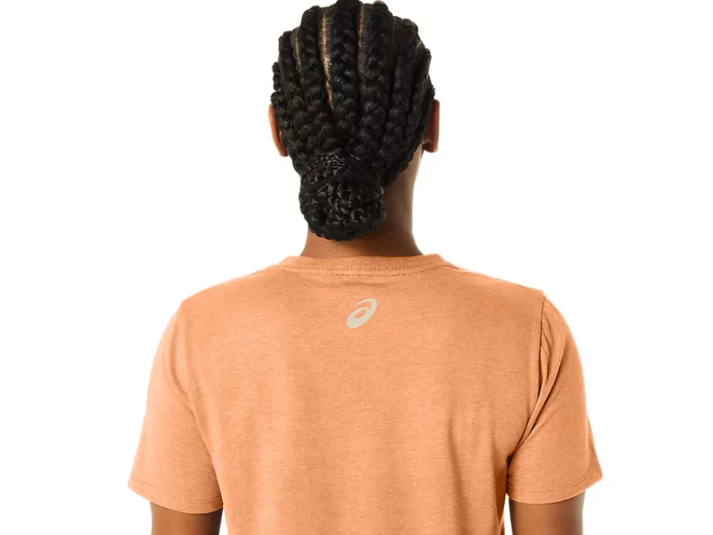 ASICS STRIPES V-NECK-Women Extended Sizes|T-Shirts & Tops