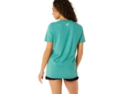 ASICS STRIPES V-NECK-Women Extended Sizes|T-Shirts & Tops