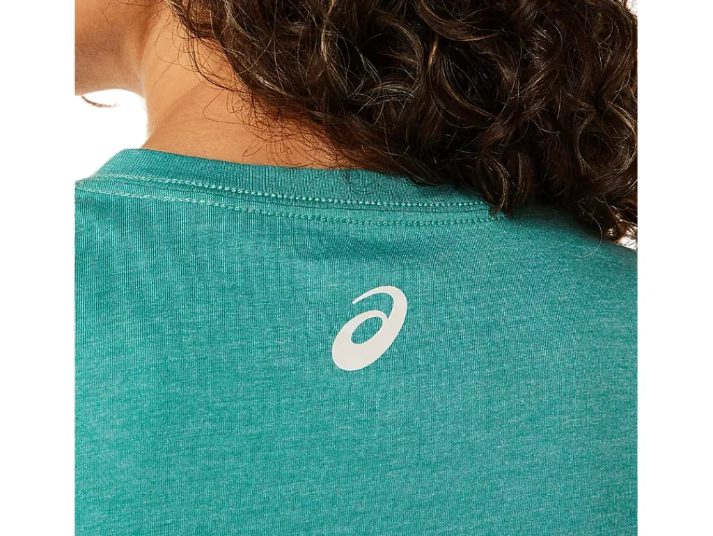 ASICS STRIPES V-NECK-Women Extended Sizes|T-Shirts & Tops