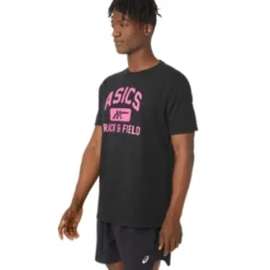 ASICS UNISEX TRACK AND FIELD GRAPHIC TEE-Women Track & Field|Extended Sizes