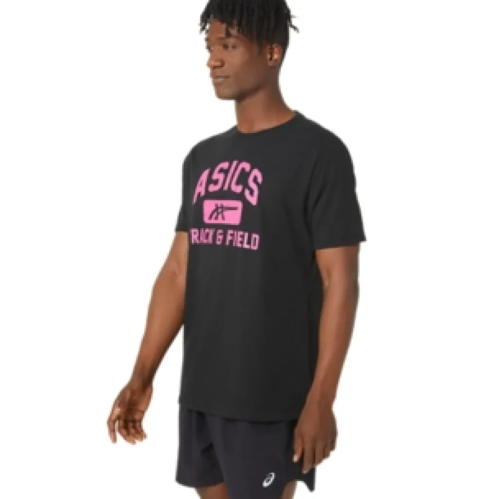 ASICS UNISEX TRACK AND FIELD GRAPHIC TEE-Women Track & Field|Extended Sizes