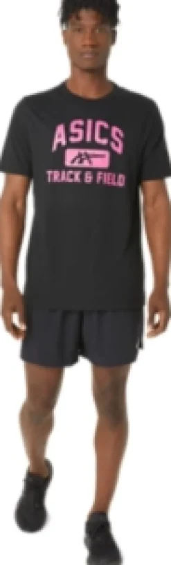 ASICS UNISEX TRACK AND FIELD GRAPHIC TEE-Women Track & Field|Extended Sizes