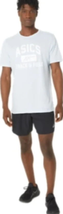 ASICS UNISEX TRACK AND FIELD GRAPHIC TEE-Women Track & Field|Extended Sizes
