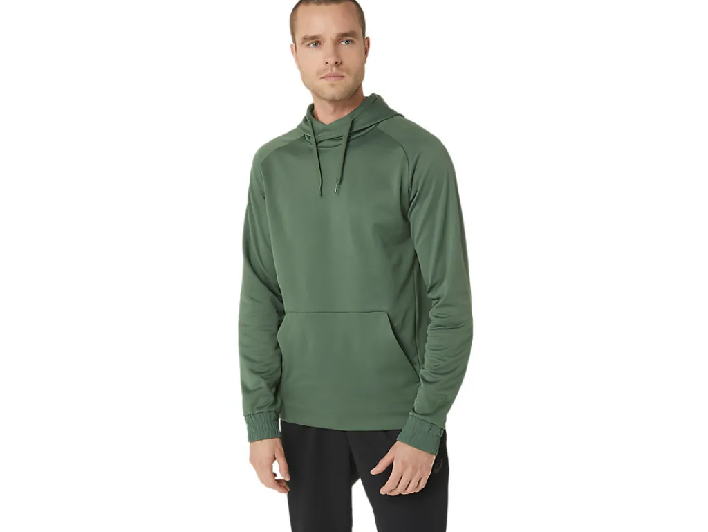 ASICS BRUSHED FLEECE PULLOVER HOODIE-Men Training|Hoodies & Sweatshirts