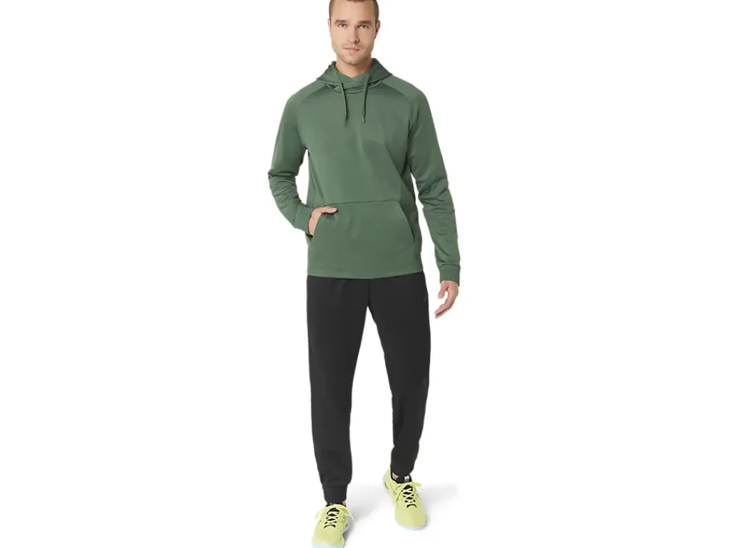ASICS BRUSHED FLEECE PULLOVER HOODIE-Men Training|Hoodies & Sweatshirts