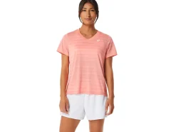 ASICS COURT STRIPE SHORT SLEEVE TOP-Women Tennis|Tennis