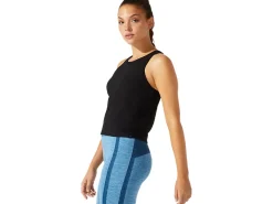 ASICS CROPPED LOGO  JACQUARD TANK-Women T-Shirts & Tops