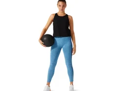 ASICS CROPPED LOGO  JACQUARD TANK-Women T-Shirts & Tops