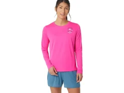 ASICS FUJITRAIL LOGO LONG SLEEVE TOP-Women Trail Running|T-Shirts & Tops