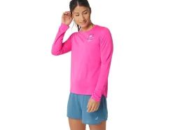 ASICS FUJITRAIL LOGO LONG SLEEVE TOP-Women Trail Running|T-Shirts & Tops