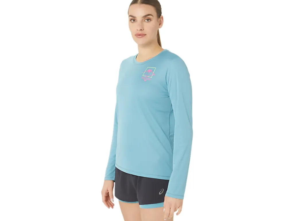 ASICS FUJITRAIL LOGO LONG SLEEVE TOP-Women T-Shirts & Tops
