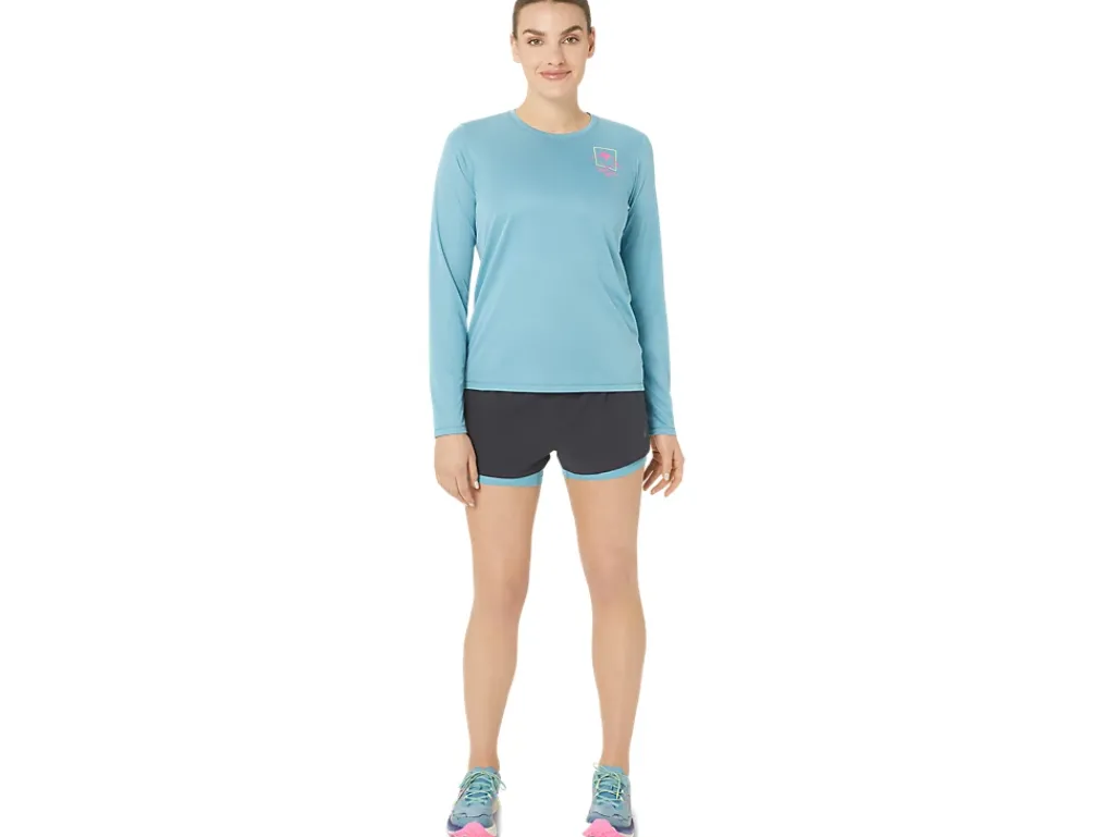 ASICS FUJITRAIL LOGO LONG SLEEVE TOP-Women T-Shirts & Tops