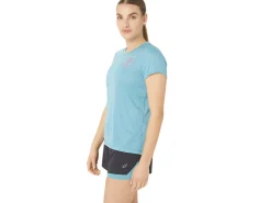 ASICS FUJITRAIL LOGO SHORT SLEEVE TOP-Women Trail Running|Trail Running