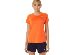 ASICS FUJITRAIL LOGO SHORT SLEEVE TOP-Women Trail Running|Trail Running