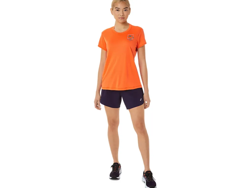 ASICS FUJITRAIL LOGO SHORT SLEEVE TOP-Women Trail Running|Trail Running