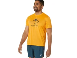 ASICS FUJITRAIL LOGO SHORT SLEEVE TOP-Men Trail Running|T-Shirts & Tops