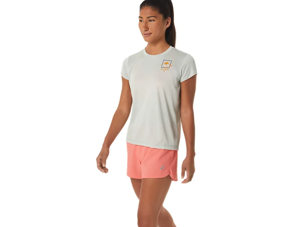 ASICS FUJITRAIL LOGO SHORT SLEEVE TOP-Women Trail Running|Trail Running