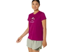 ASICS FUJITRAIL LOGO SHORT SLEEVE TOP-Women Trail Running|T-Shirts & Tops