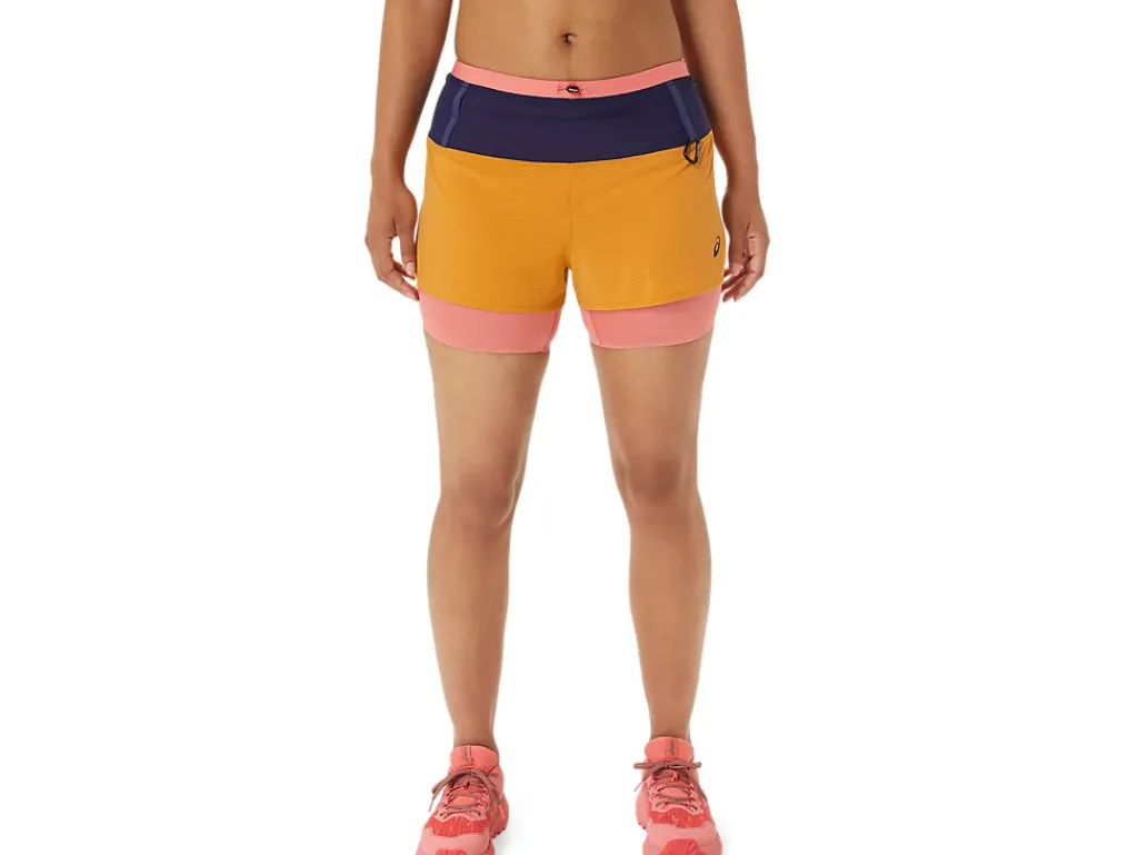 ASICS FUJITRAIL 2-N-1 SHORT-Women Trail Running|Shorts & Pants