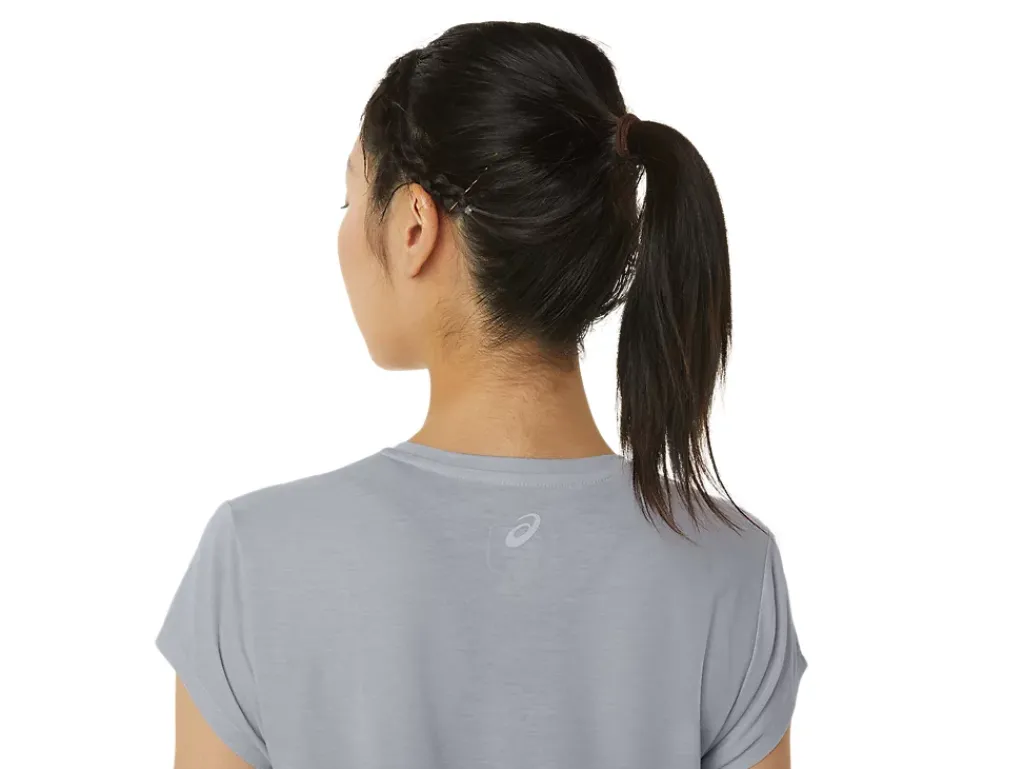 ASICS HEATHER VNECK TOP-Women Extended Sizes|T-Shirts & Tops