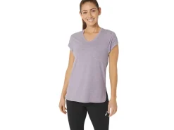 ASICS HEATHER VNECK TOP-Women Extended Sizes|T-Shirts & Tops