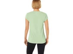 ASICS HEATHER VNECK TOP-Women Extended Sizes|T-Shirts & Tops