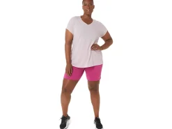 ASICS HEATHER VNECK TOP-Women Extended Sizes|T-Shirts & Tops