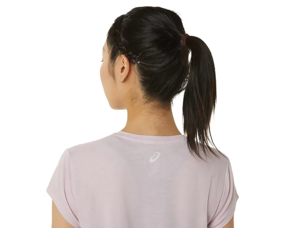 ASICS HEATHER VNECK TOP-Women Extended Sizes|T-Shirts & Tops