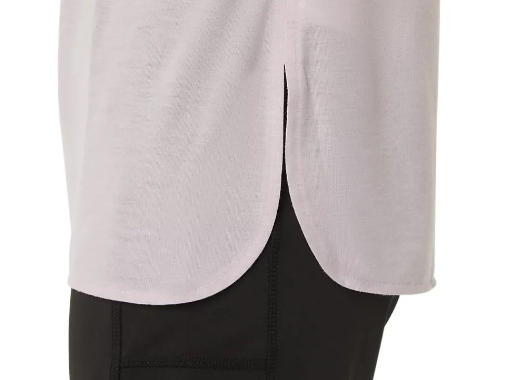 ASICS HEATHER VNECK TOP-Women Extended Sizes|T-Shirts & Tops
