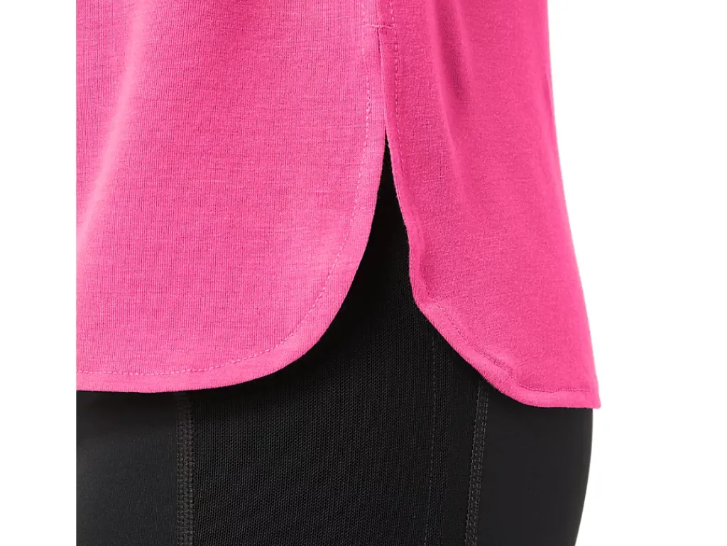 ASICS HEATHER VNECK TOP-Women Extended Sizes|T-Shirts & Tops