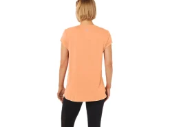 ASICS HEATHER VNECK TOP-Women Extended Sizes|T-Shirts & Tops