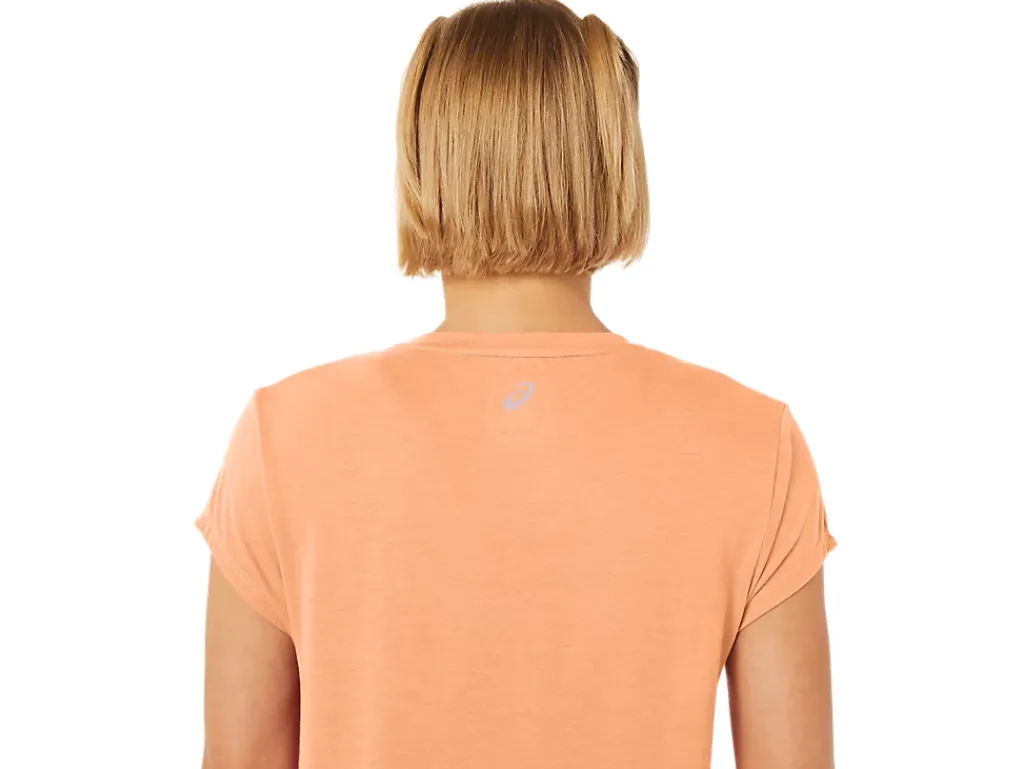 ASICS HEATHER VNECK TOP-Women Extended Sizes|T-Shirts & Tops
