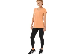 ASICS HEATHER VNECK TOP-Women Extended Sizes|T-Shirts & Tops