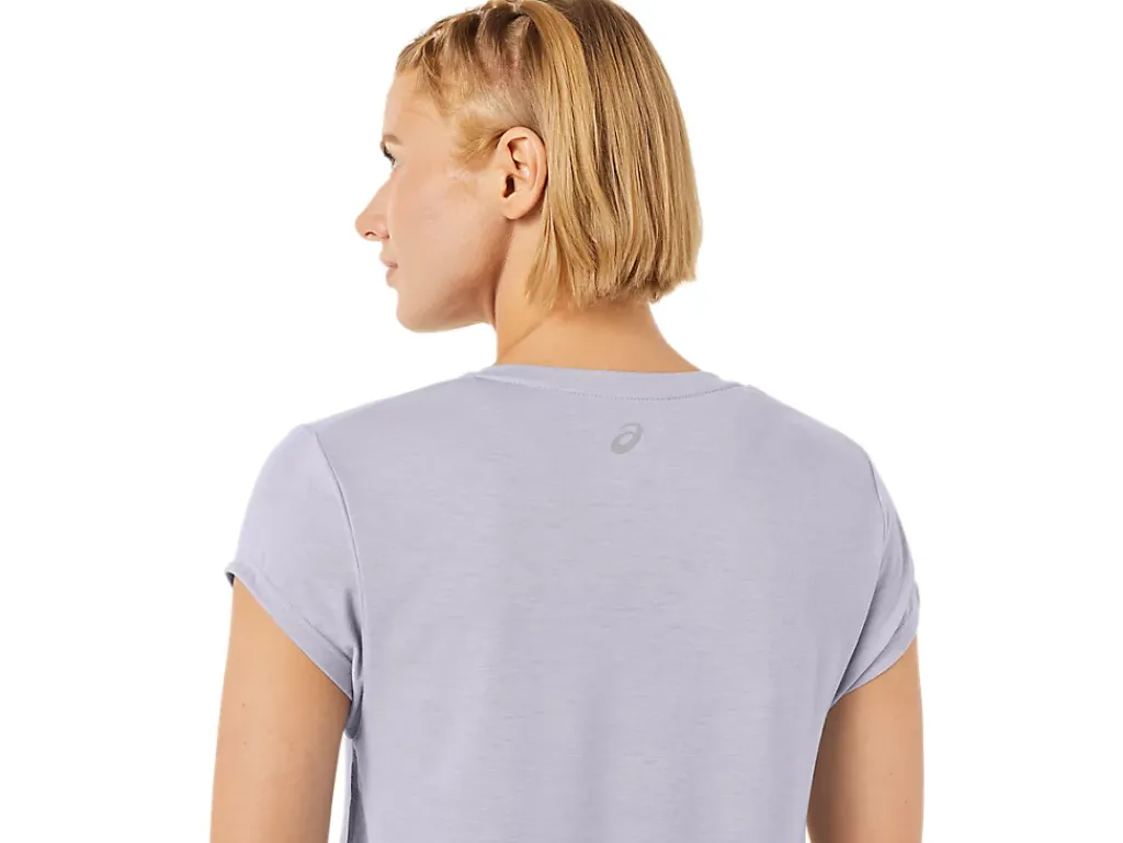 ASICS HEATHER VNECK TOP-Women Extended Sizes|T-Shirts & Tops