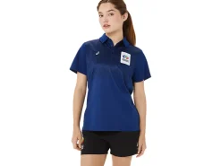 ASICS HEX GRADIENT POLO WCH-Women T-Shirts & Tops