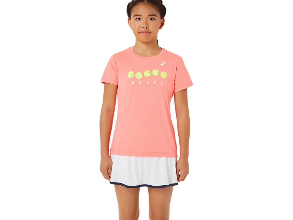 ASICS KIDS; TENNIS GRAPHIC TEE-Kids Tennis|Clothing