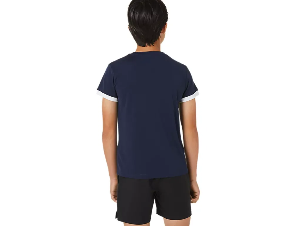 ASICS KIDS; TENNIS SHORT SLEEVE TOP-Kids Tennis|Clothing