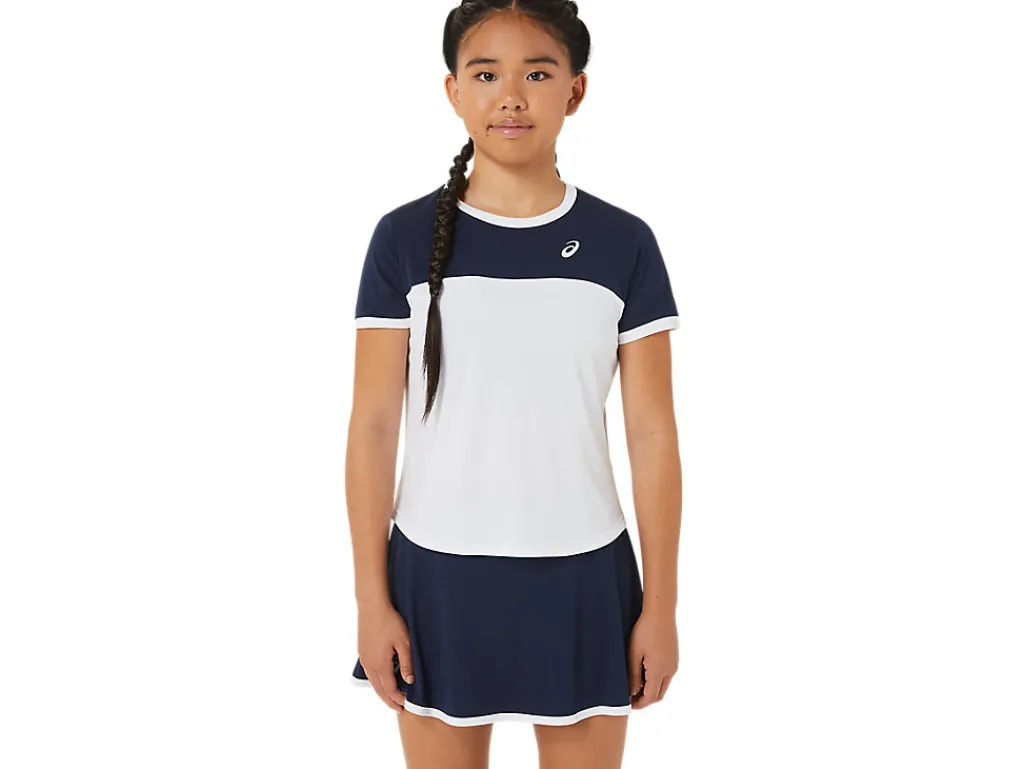 ASICS KIDS; TENNIS SHORT SLEEVE TOP-Kids Tennis|Clothing