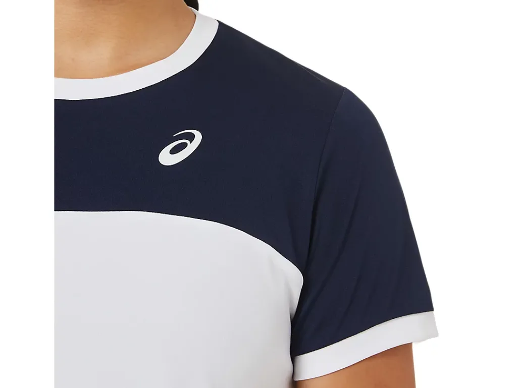 ASICS KIDS; TENNIS SHORT SLEEVE TOP-Kids Tennis|Clothing