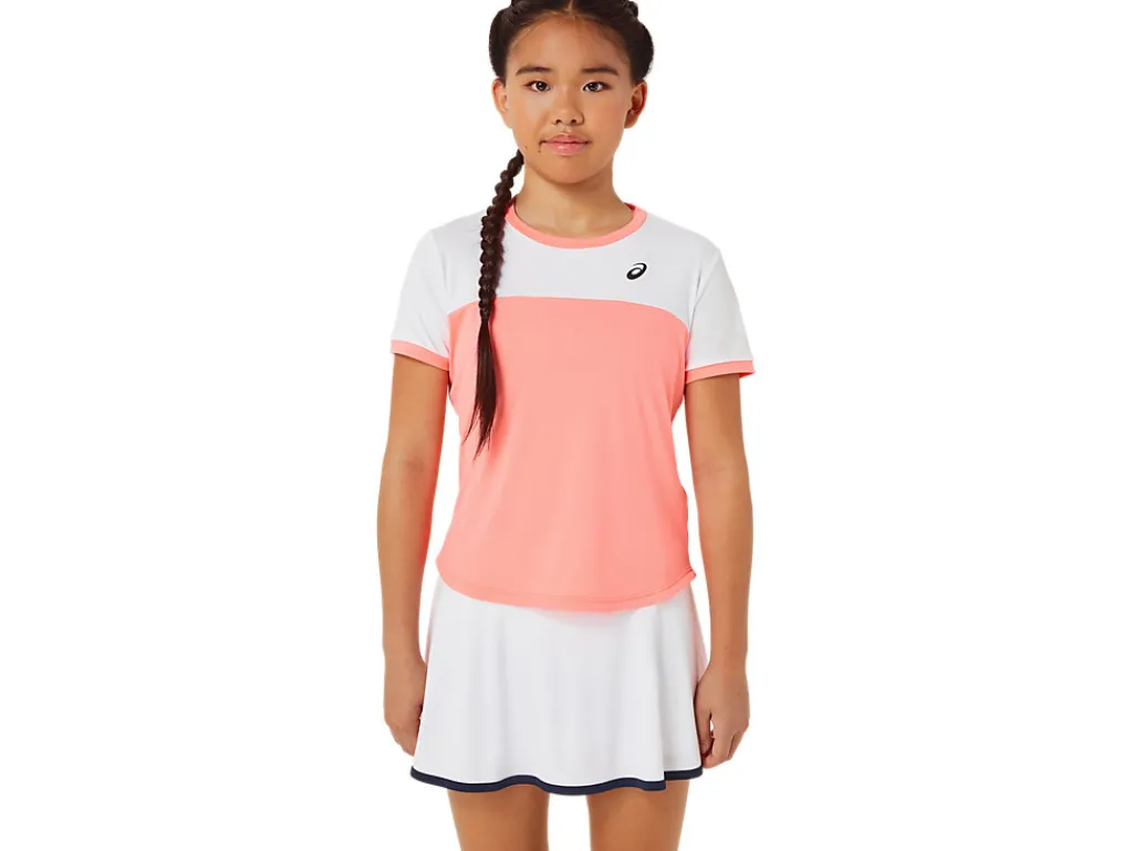 ASICS KIDS; TENNIS SHORT SLEEVE TOP-Kids Tennis|Clothing