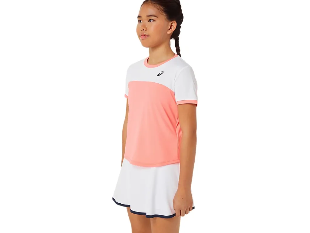ASICS KIDS; TENNIS SHORT SLEEVE TOP-Kids Tennis|Clothing
