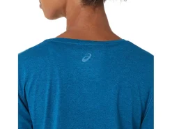 ASICS LONG SLEEVE HEATHER TOP-Women T-Shirts & Tops