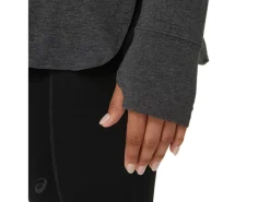 ASICS LONG SLEEVE HEATHER TOP-Women Extended Sizes|T-Shirts & Tops