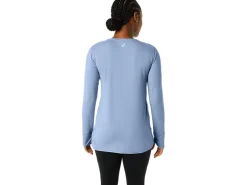 ASICS LONG SLEEVE HEATHER TOP-Women Extended Sizes|T-Shirts & Tops
