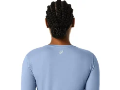 ASICS LONG SLEEVE HEATHER TOP-Women Extended Sizes|T-Shirts & Tops