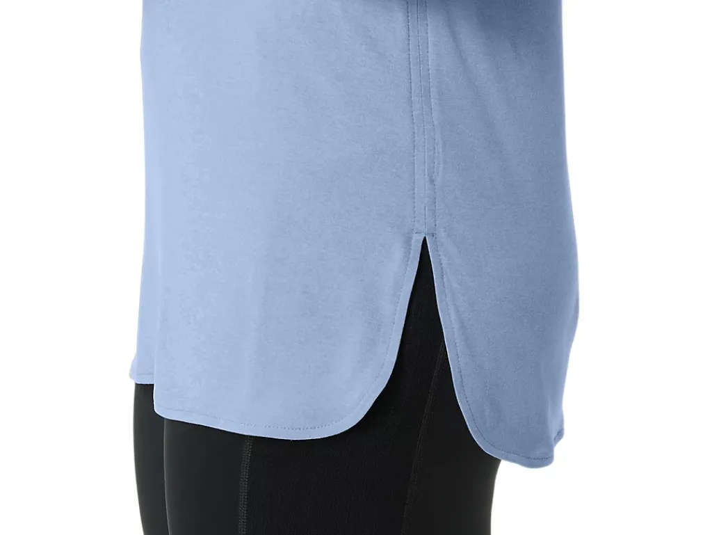 ASICS LONG SLEEVE HEATHER TOP-Women Extended Sizes|T-Shirts & Tops