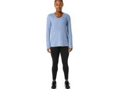 ASICS LONG SLEEVE HEATHER TOP-Women Extended Sizes|T-Shirts & Tops
