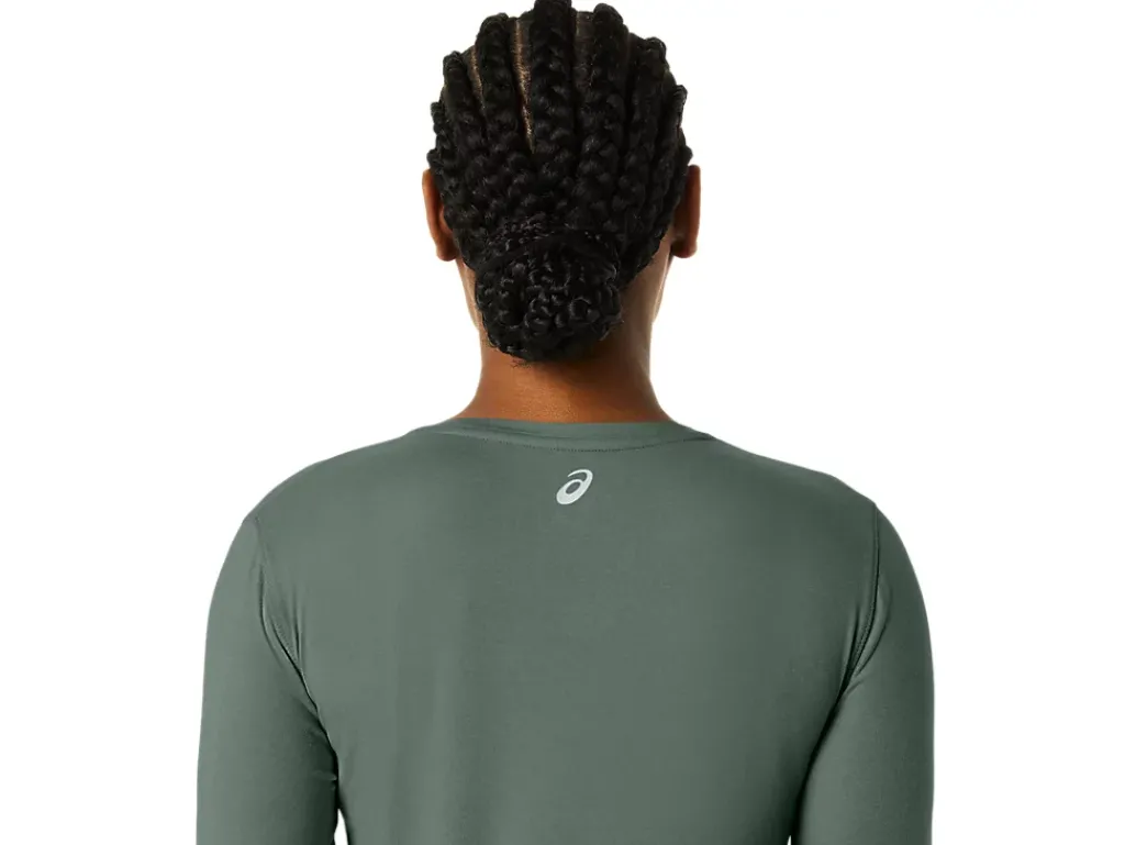 ASICS LONG SLEEVE HEATHER TOP-Women Extended Sizes|T-Shirts & Tops