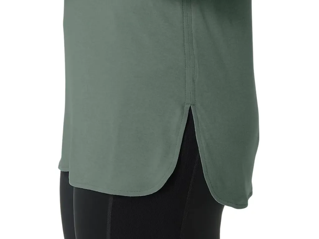 ASICS LONG SLEEVE HEATHER TOP-Women Extended Sizes|T-Shirts & Tops