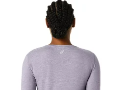 ASICS LONG SLEEVE HEATHER TOP-Women Extended Sizes|T-Shirts & Tops